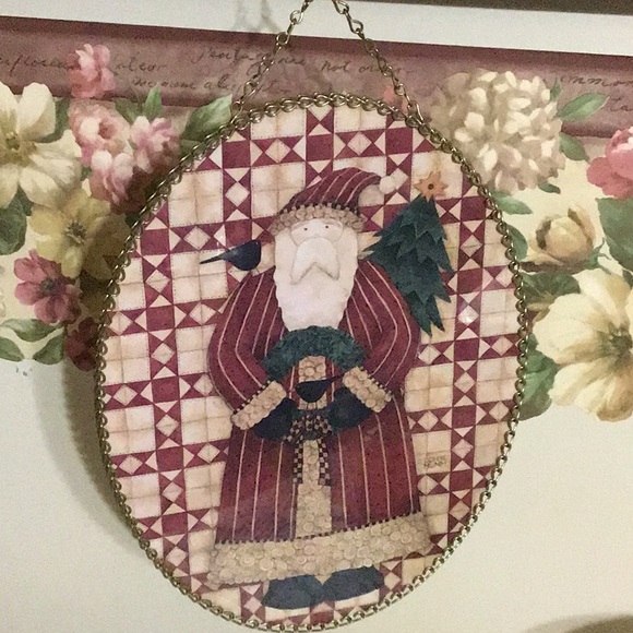 Holiday 41 Vintage Santa Wall Hanging Poshmark
